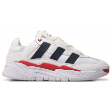 Кроссовки Adidas Niteball White Blue Red белые