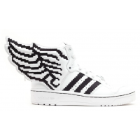 Кроссовки Adidas x Jeremy Scott Wings 2.0 Pixel White Black