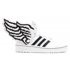 Кроссовки Adidas x Jeremy Scott Wings 2.0 Pixel White Black