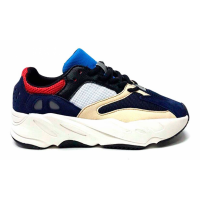 Кроссовки Adidas Yeezy Boost 700 (Изики кроссовки) Resin WAVE RUNNER (NAVY RED CREAM)