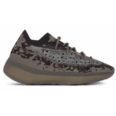 Кроссовки Adidas Yeezy Boost 380 коричневые с белым
