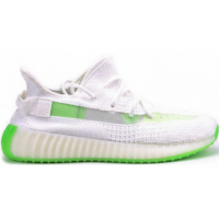 Кроссовки Adidas Yeezy Boost 350 V2 White Green Big Size